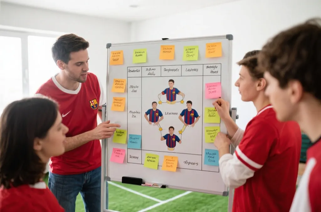 球迷在表格上模拟世界杯小组分组结果